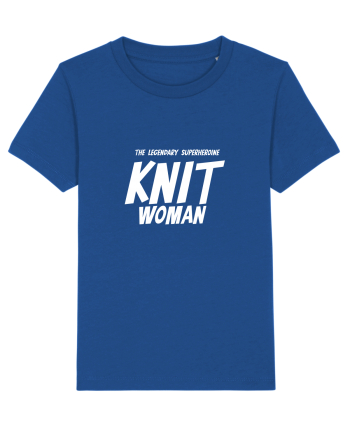 The Legendary Superheroine Knit Woman (versiunea 2) alb Majorelle Blue