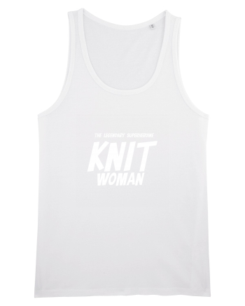 The Legendary Superheroine Knit Woman (versiunea 2) alb White