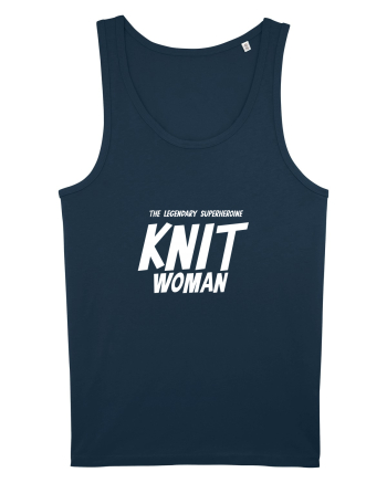 The Legendary Superheroine Knit Woman (versiunea 2) alb Navy