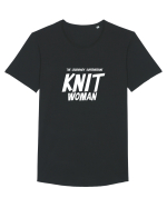 The Legendary Superheroine Knit Woman (versiunea 2) alb Tricou mânecă scurtă guler larg Bărbat Skater