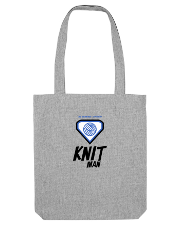 The Legendary Superhero Knit Man Heather Grey