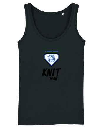 The Legendary Superhero Knit Man Black