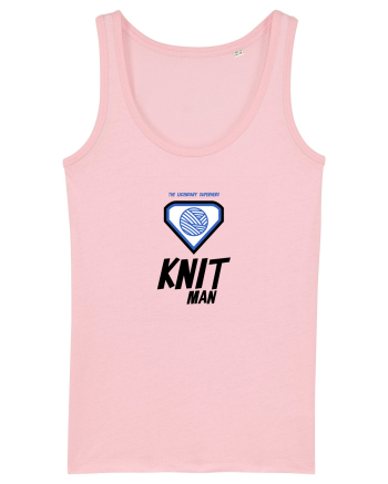 The Legendary Superhero Knit Man Cotton Pink