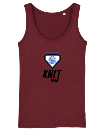 The Legendary Superhero Knit Man Burgundy
