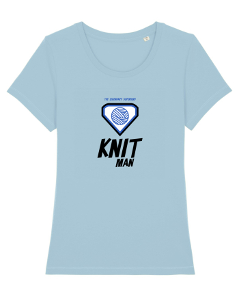 The Legendary Superhero Knit Man Sky Blue