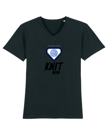The Legendary Superhero Knit Man Black