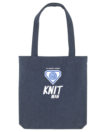 The Legendary Superhero Knit Man (alb) Midnight Blue