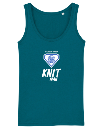 The Legendary Superhero Knit Man (alb) Ocean Depth