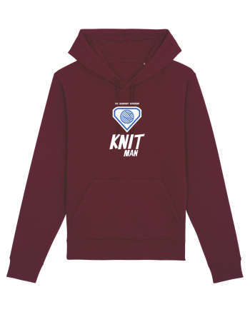 The Legendary Superhero Knit Man (alb) Burgundy