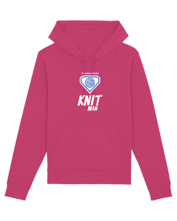 The Legendary Superhero Knit Man (alb) Raspberry