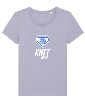 The Legendary Superhero Knit Man (alb) Lavender