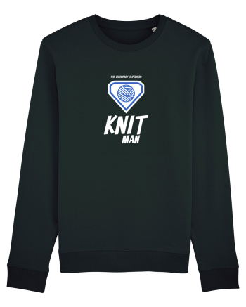 The Legendary Superhero Knit Man (alb) Black