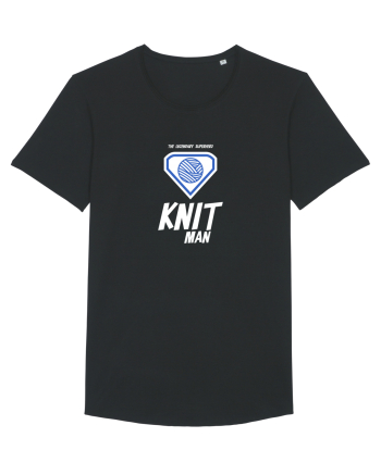 The Legendary Superhero Knit Man (alb) Black