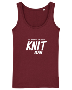 The Legendary Superhero Knit Man (versiunea 2) alb Maiou Damă Dreamer