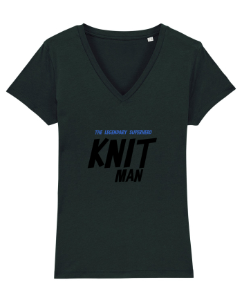 The Legendary Superhero Knit Man (versiunea 2) Black