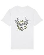 Dreamcatcher Verde cu Cerb Tricou mânecă scurtă Unisex Rocker