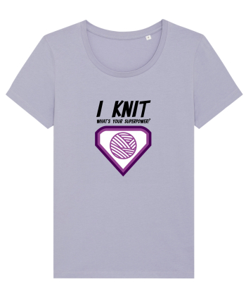 I Knit (what's your superpower) mov Lavender