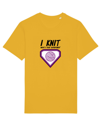 I Knit (what's your superpower) mov Spectra Yellow