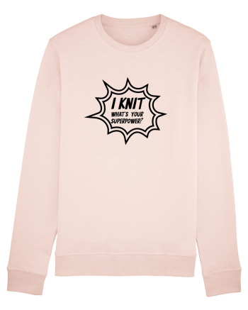 I Knit (what's your superpower) BANG Candy Pink