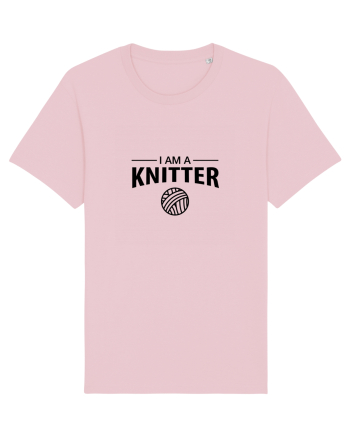 I am a Knitter Cotton Pink