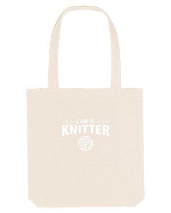 I am a Knitter (alb) Natural