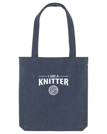 I am a Knitter (alb) Midnight Blue