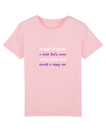 Yarn, Drink, Seat, Happy (mov) Cotton Pink