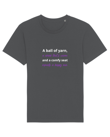 Yarn, Drink, Seat, Happy (mov) Anthracite