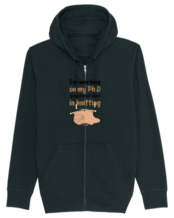Ph.D in Knitting (doctorat în tricotat) Black