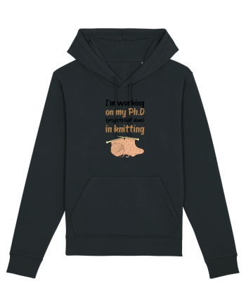Ph.D in Knitting (doctorat în tricotat) Black
