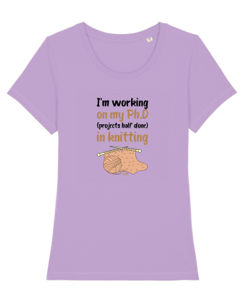 Ph.D in Knitting (doctorat în tricotat) Lavender Dawn