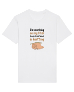 Ph.D in Knitting (doctorat în tricotat) Tricou mânecă scurtă Unisex Rocker