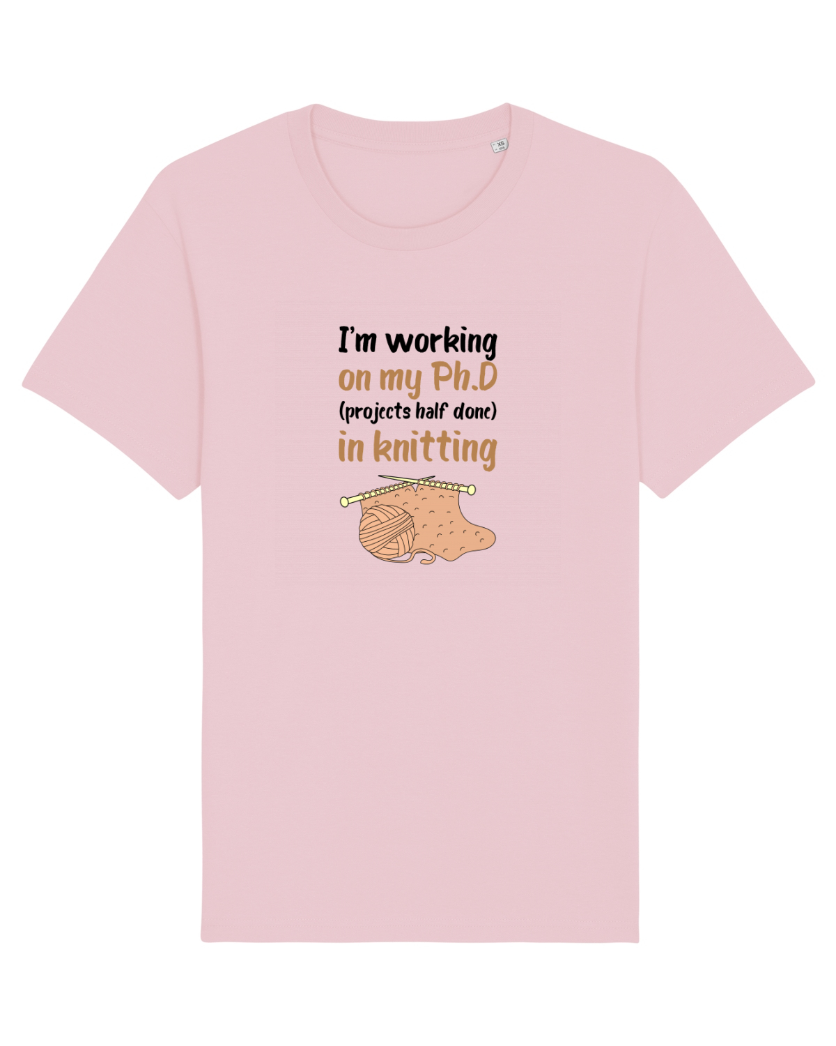 Tricou mânecă scurtă Unisex Rocker Cotton Pink