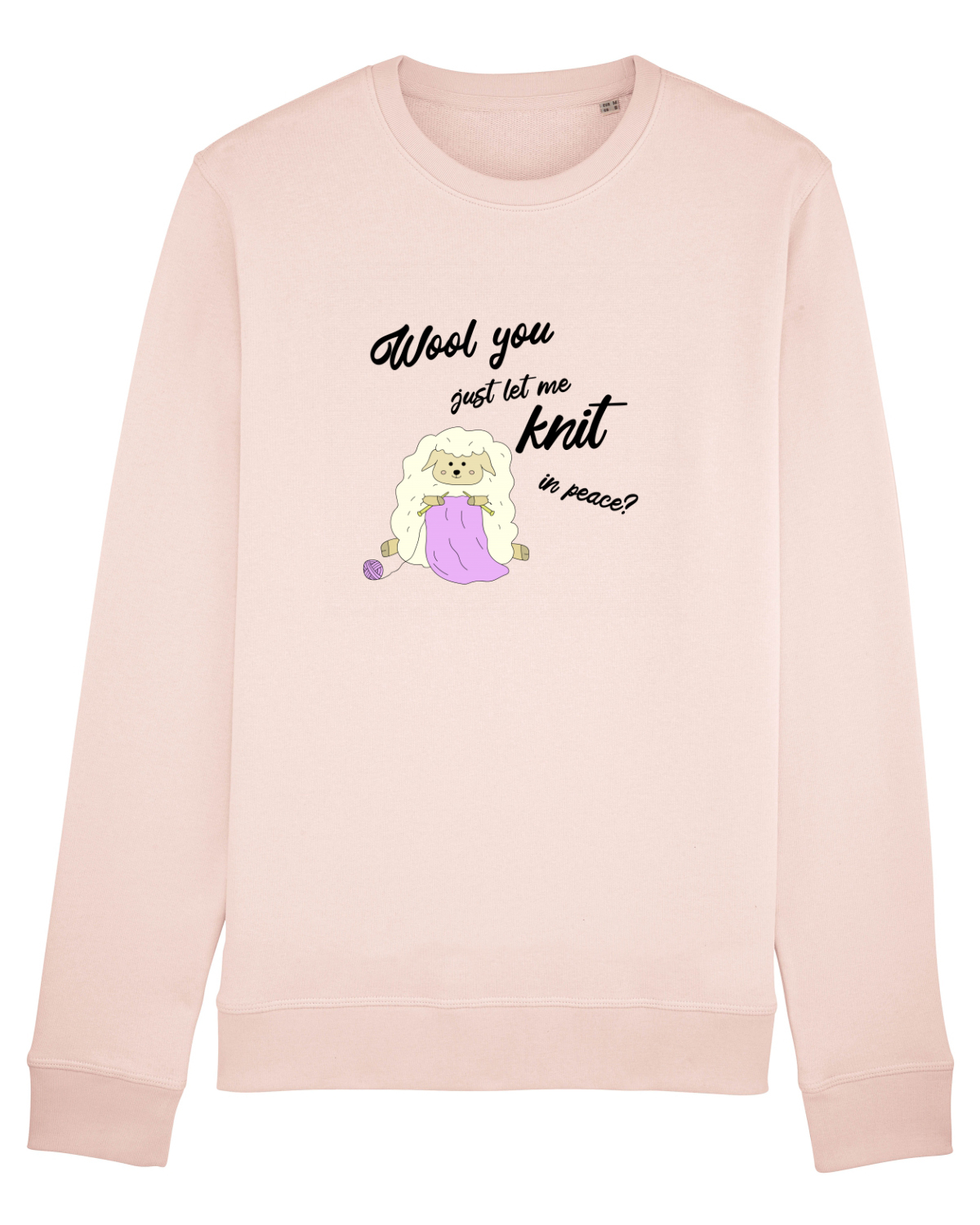 Bluză mânecă lungă Unisex Rise Candy Pink
