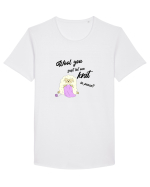 Wool You just let me Knit in Peace? Tricou mânecă scurtă guler larg Bărbat Skater