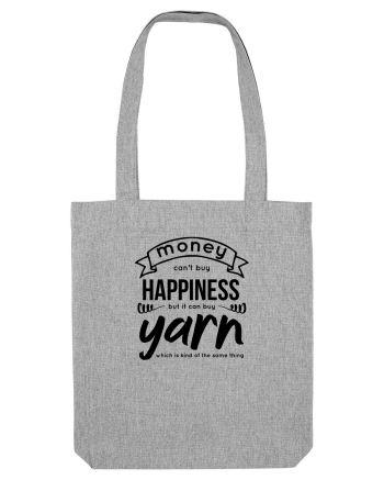 Money can buy Yarn (Banii pot cumpăra ață de tricotat) Heather Grey