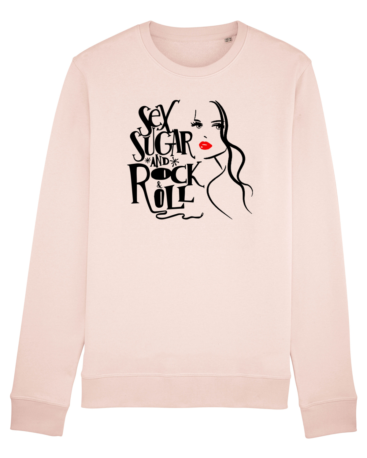 Bluză mânecă lungă Unisex Rise Candy Pink