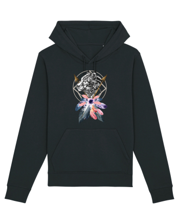 Lup cu Sageată Floral Black
