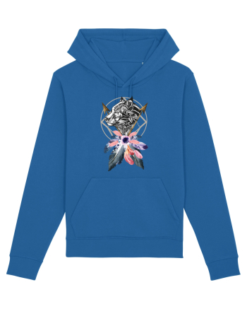 Lup cu Sageată Floral Royal Blue