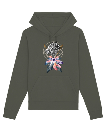 Lup cu Sageată Floral Khaki