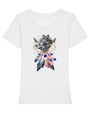 Lup cu Sageată Floral White