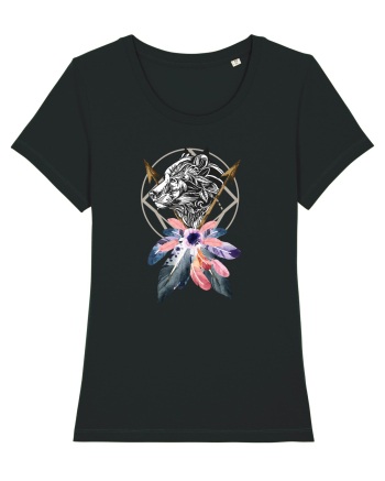 Lup cu Sageată Floral Black