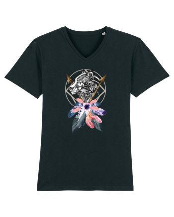 Lup cu Sageată Floral Black