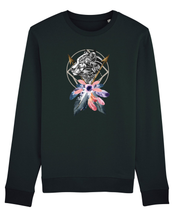 Lup cu Sageată Floral Black
