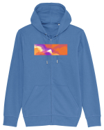 Abstract Hanorac cu fermoar Unisex Connector