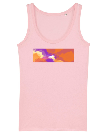 Abstract Cotton Pink