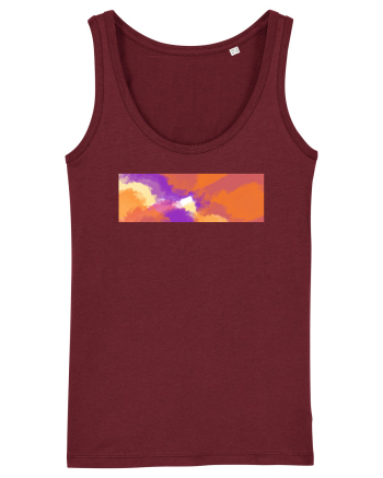 Abstract Burgundy