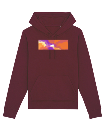 Abstract Burgundy