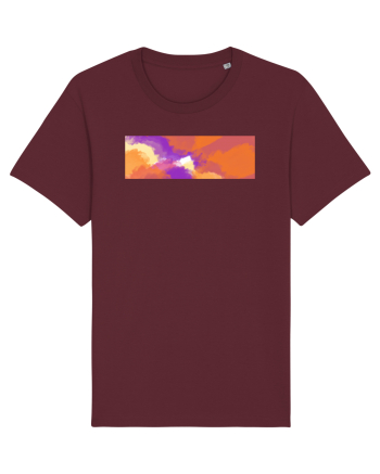 Abstract Burgundy