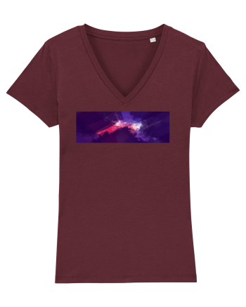 Abstract 2 Burgundy